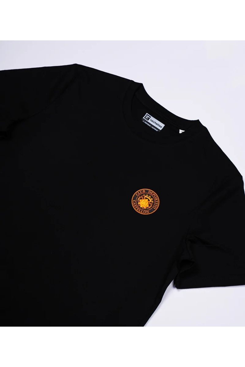Camiseta negra Tacchettee x CD Castellón