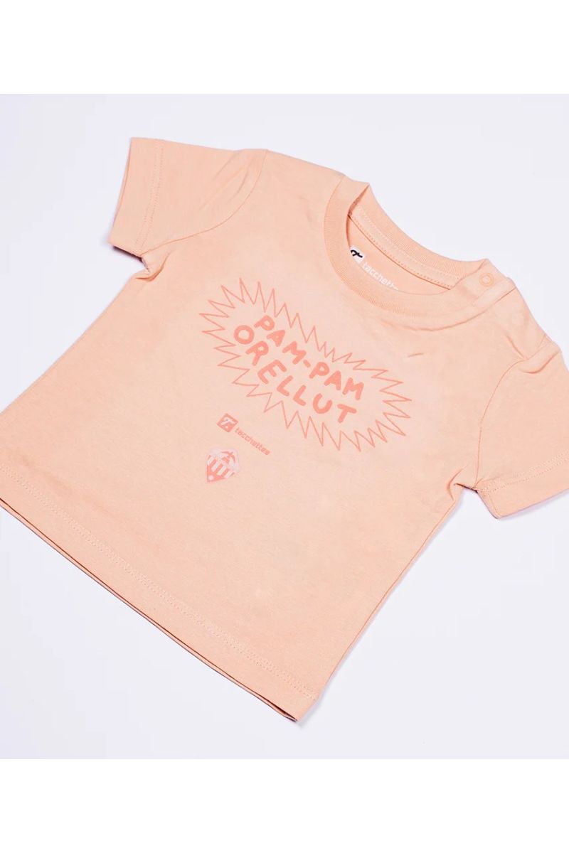 Camiseta Baby Orellut rosa Tacchettee