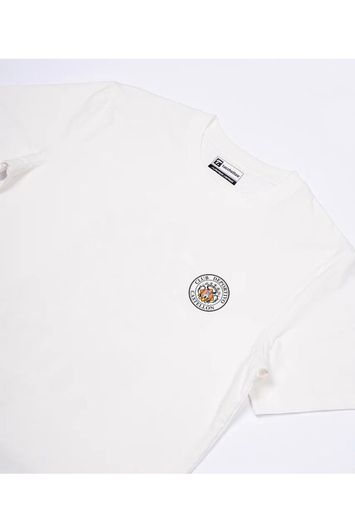 Camiseta blanca Tacchettee x CD Castellón